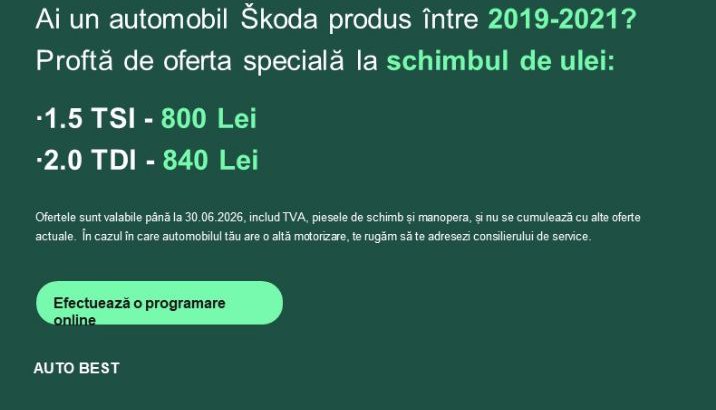 Oferta service 